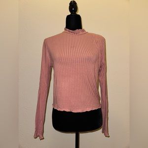 Pink long sleeve shirt